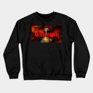 Warrior face mask design Crewneck Sweatshirt